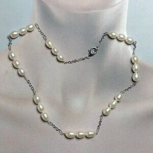 Honora White Freshwater Pearl Necklace